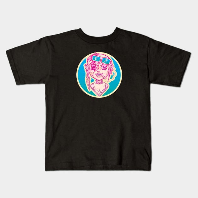 Tank Girl Kids T-Shirt by Baddest Shirt Co.